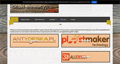 Desktop Screenshot of deskielewacyjne.com